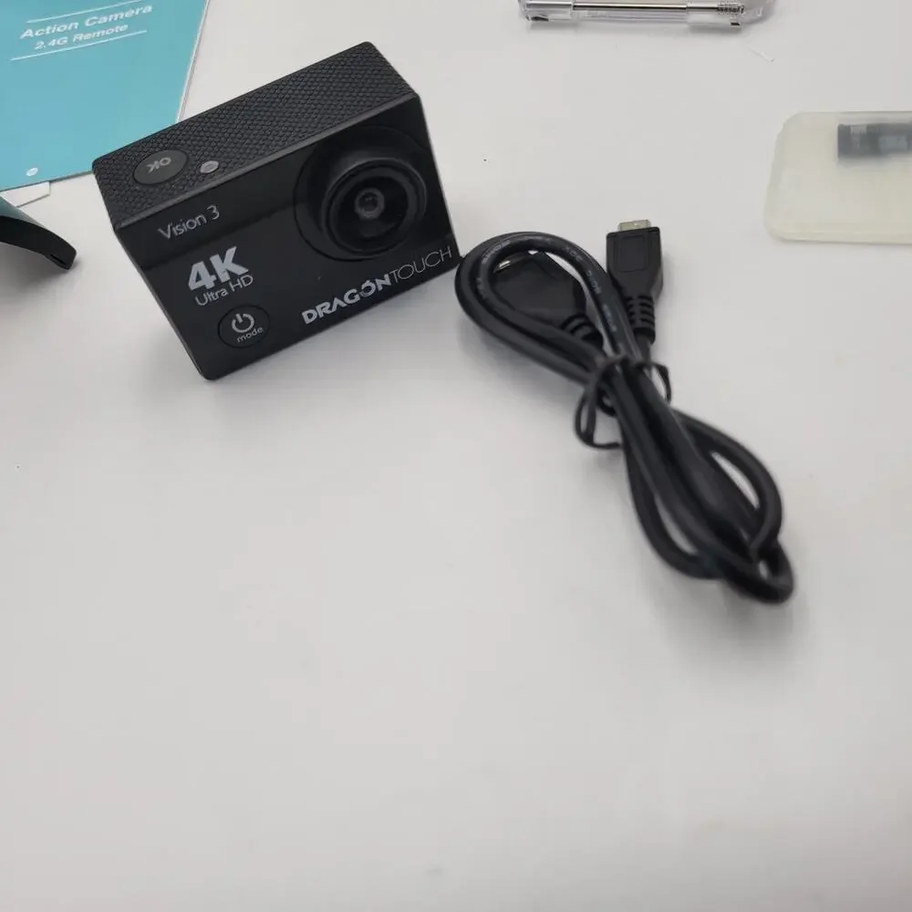 Dragon Touch 4K Action Camera Vision 3 Underwater Waterproof Sports